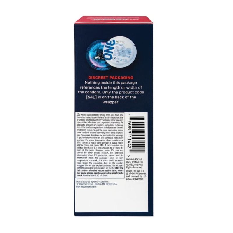 Презервативы латексные My ONE Super Wide & Long 64L большого большого размера(цена за упак., 10 шт.) вид 3