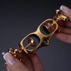 Металеві наручники UPKO Finger Bound Play Collection для великих пальчиків рук, золотисті вид 8