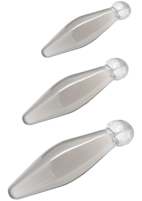 Набір анальних стимуляторів Toy Joy Anal Play Finger Rimmer Finger Rimmer прозорий, 3 шт. вид 2