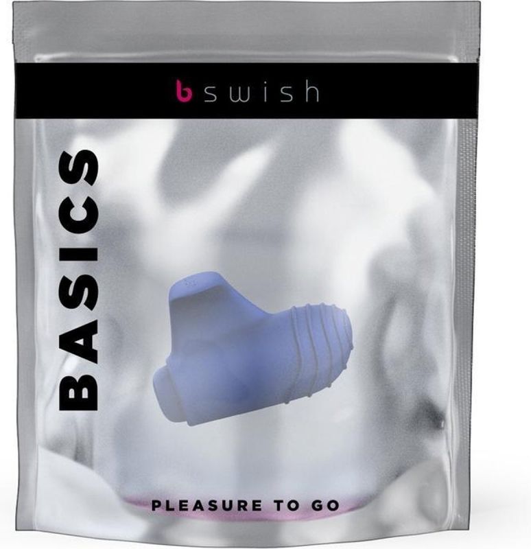 Мини-вибратор на палец Blush B Swish Bteased Basic Finger синий вид 4