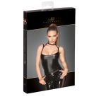 Майка з вінілу Noir Handmade F203 обтягуюча, чорна, S вид 6