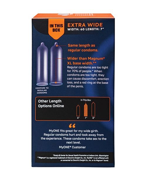 Презервативы MyONE Extra Wide Размер 60H, 10 шт вид 3