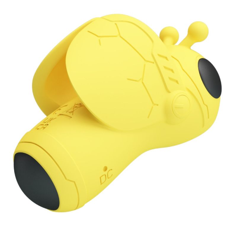 Вібратор на палець Pretty Love Magic Bee з пульсацією для клітора, жовтий, 6,9 × 3 см вид 7