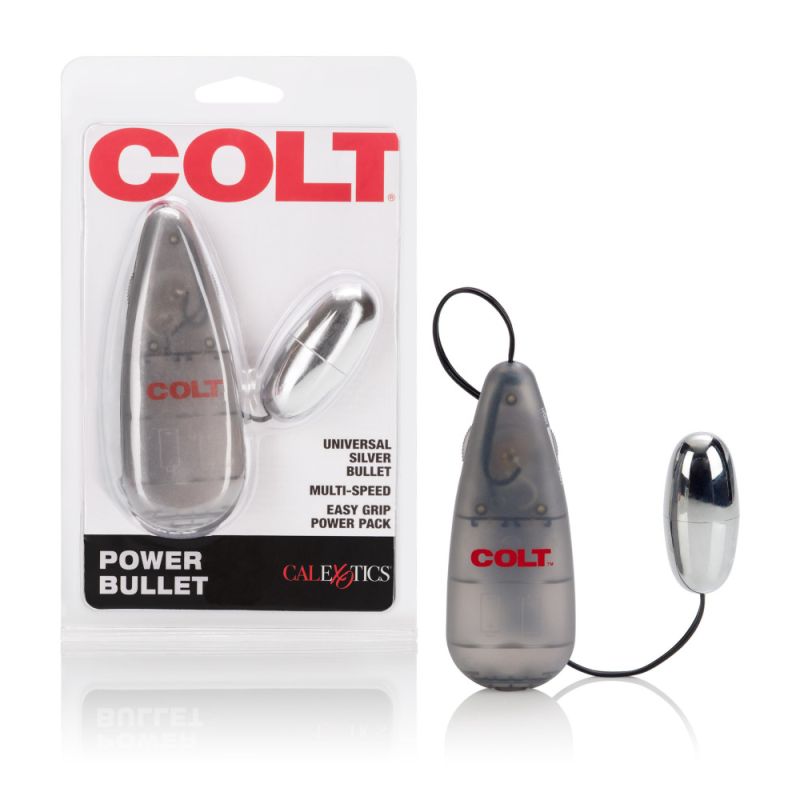 Віброкуля з пультом COLT Multi-Speed Power Bullet, срібляста вид 2