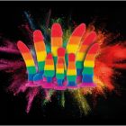 Анальна пробка TOY JOY Fun Stuffer, L, різнокольорова, 12,5 × 3,3 см вид 5