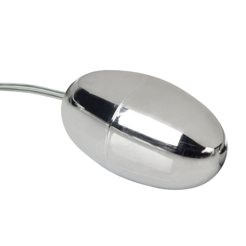 Вібратор-яйце з дротовим пультом COLT Xtreme, сріблястий, 5,7 × 2,5 см вид 6