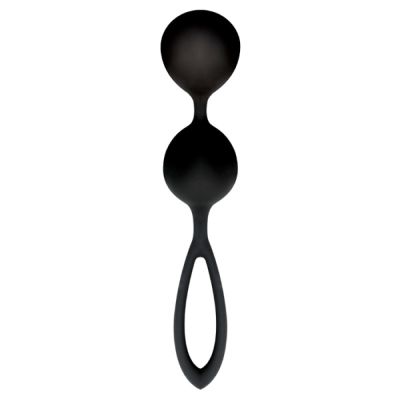Вагинальные шарики Toyz4Lovers Blackberries Pussy, черные, 17 х 3 см