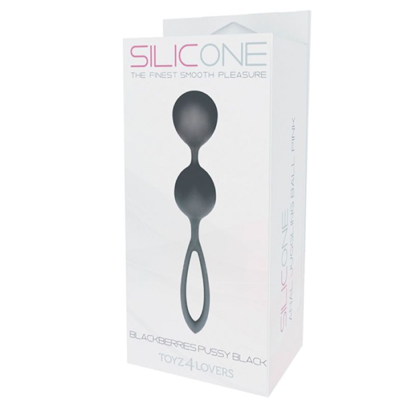 Вагінальні кульки Toyz4Lovers Blackberries Pussy, чорні, 17 × 3 см вид 3