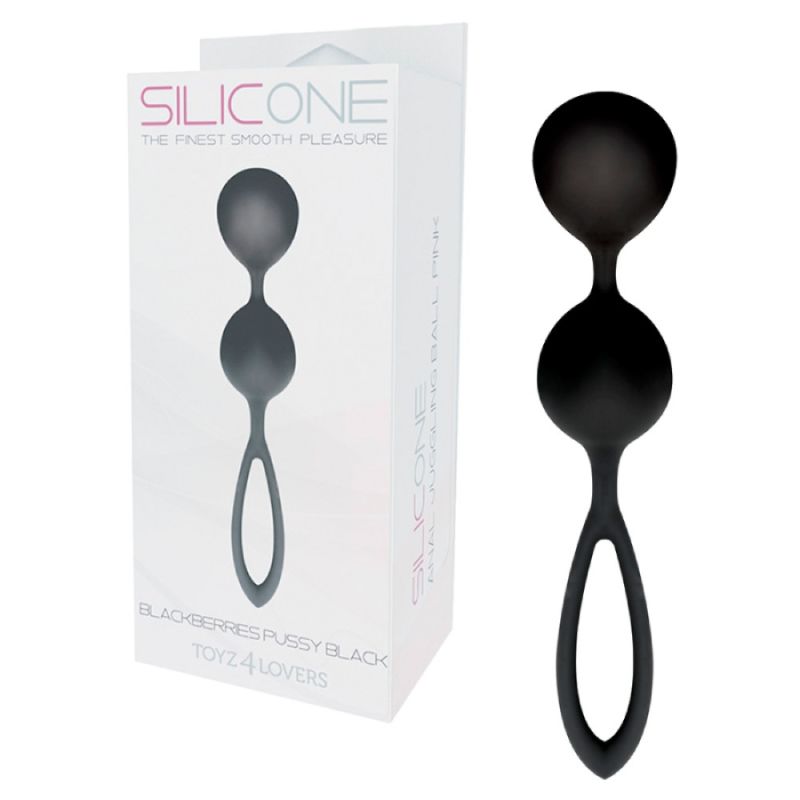 Вагінальні кульки Toyz4Lovers Blackberries Pussy, чорні, 17 × 3 см вид 4