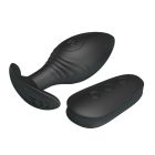 Анальний вібратор Pretty Love Regina з пультом, чорний, 8,8 × 3,4 см вид 5