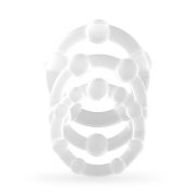 Набір ерекційних кілець Crushious, силіконові, прозорі, 3 шт (2 см, 2 см, 2,5 см)