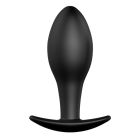 Анальна пробка Pretty Love Special з обмежувачем, чорна, 8,5 × 3,1 см вид 3