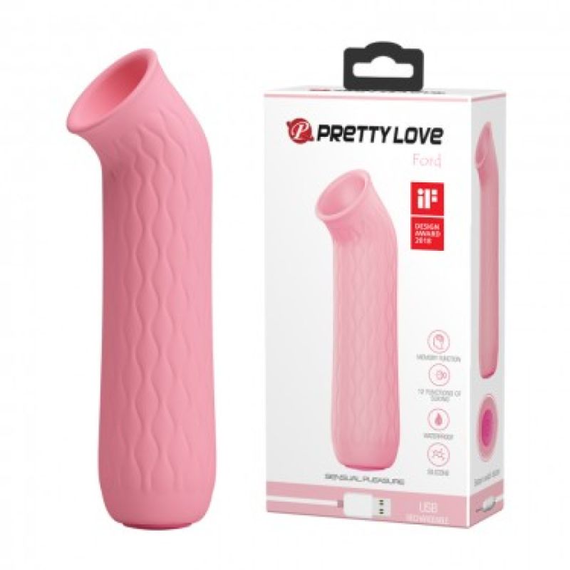 Вакуумний стимулятор Pretty Love Ford ніжно-рожевий вид 3