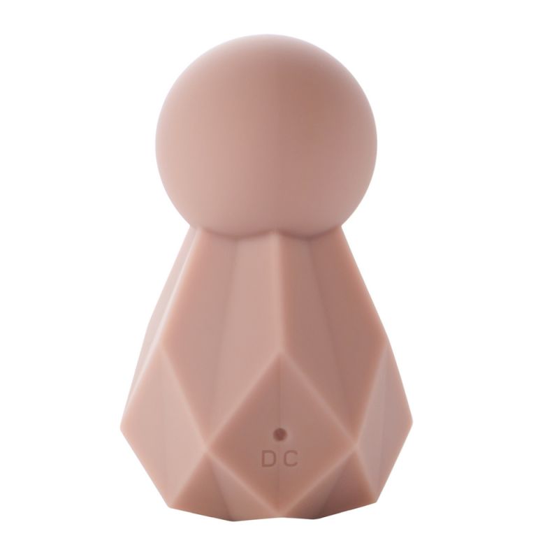 Вібратор для клітора Sweet Em Crystal у формі кристала з гранями, рожевий, 8 × 4,8 см вид 4