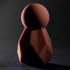 Вібратор для клітора Sweet Em Crystal у формі кристала з гранями, рожевий, 8 × 4,8 см вид 8