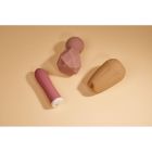 Вібратор для клітора Sweet Em Crystal у формі кристала з гранями, рожевий, 8 × 4,8 см вид 9