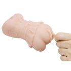 Мастурбатор вагина реалистичная с вибрацией Crazy Bull Vagina Masturbator Flesh Vibrating телесный вид 5
