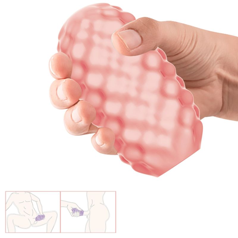 Мастурбатор міні в колбі, з рельєфом із кульок Pretty Love Seductive Golf Cupid X Egg вид 5