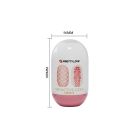 Мастурбатор міні в колбі, з рельєфом із кульок Pretty Love Seductive Golf Cupid X Egg вид 6