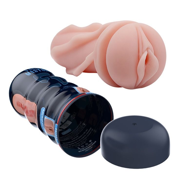 Мастурбатор реалистичный с вакуумом Pretty Love Masturbator Vacuum Cup, в колбе, 18 х 7 см вид 3