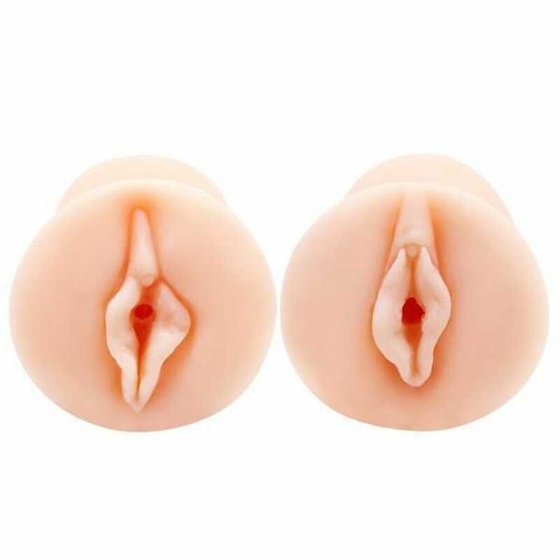 Мастурбатор двосторонній вагіна Crazy Bull Emma, з вібрацією, 19 см вид 3