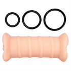 Мастурбатор двосторонній вагіна Crazy Bull Emma, з вібрацією, 19 см вид 4