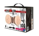 Мастурбатор двосторонній вагіна Crazy Bull Emma, з вібрацією, 19 см вид 5