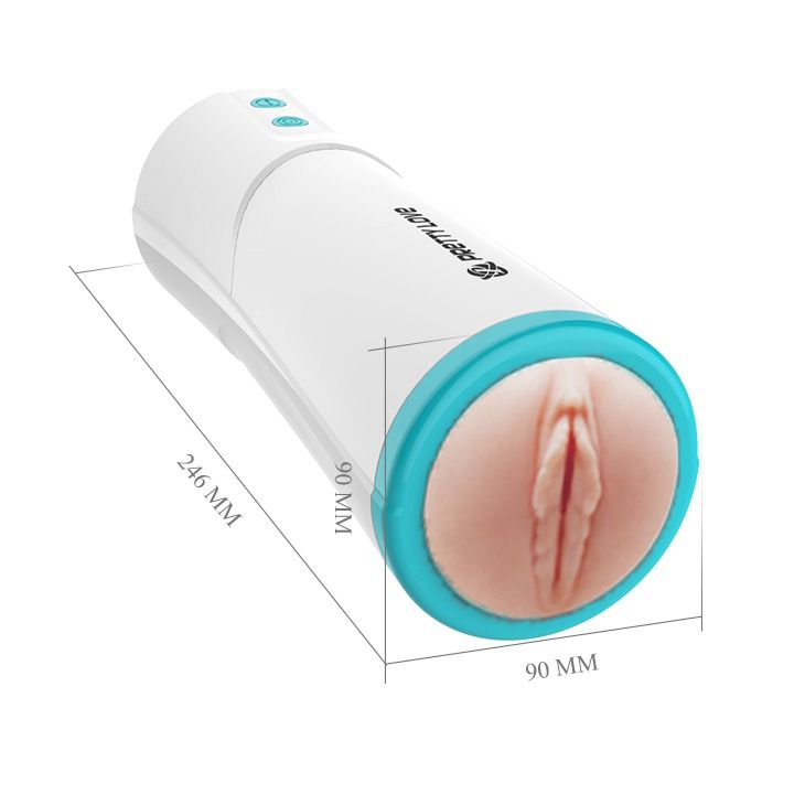 Мастурбатор автоматический с поступательными движениями Aby Vagina Masturbator Flesh Tube вид 9