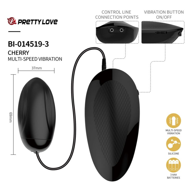 Набір БДСМ 6 предметів Pretty Love 30th ANNIVERSARY Baile чорний вид 6