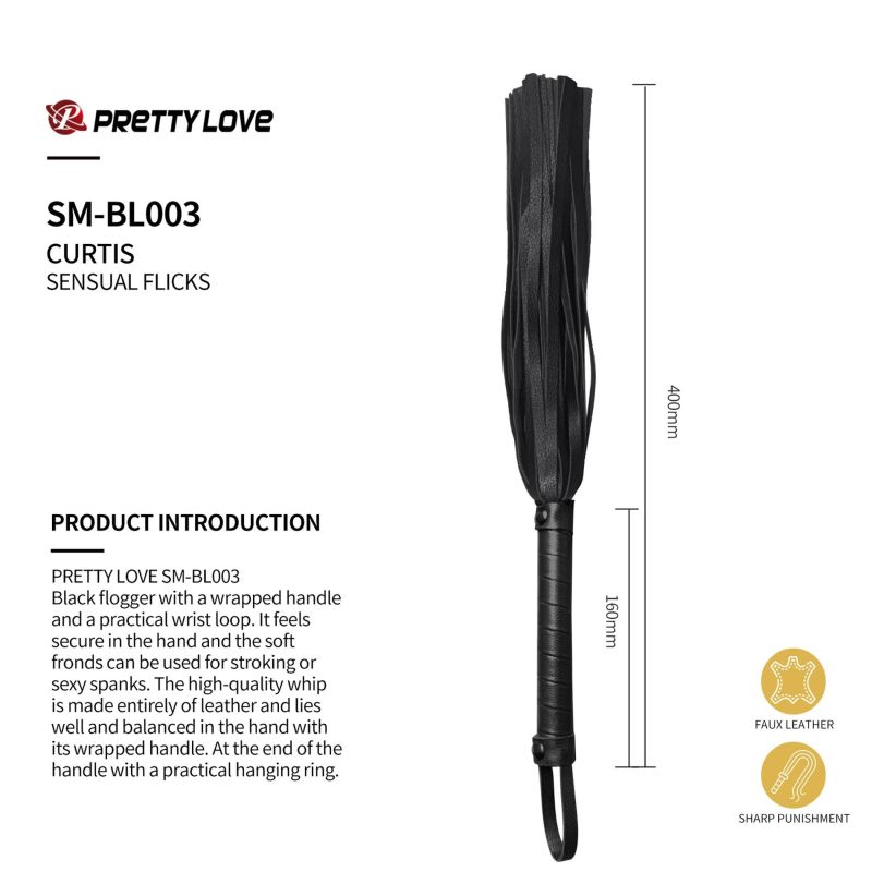 Набір БДСМ 6 предметів Pretty Love 30th ANNIVERSARY Baile чорний вид 9