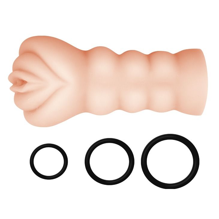 Мастурбатор реалістичний Crazy Bull Pocket Pussy із кібершкіри, 15 см вид 3