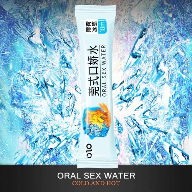 Саше мастила для орального сексу OLO тепло/холод, на водній основі (ціна за 8 шт. в упаковці) вид 5