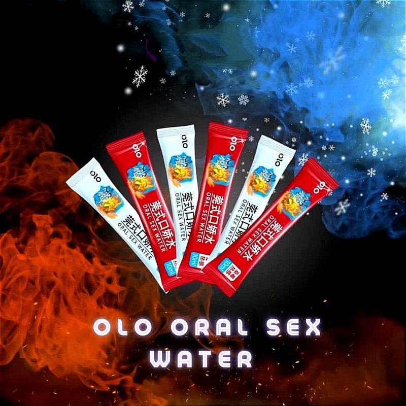 Саше мастила для орального сексу OLO тепло/холод, на водній основі (ціна за 8 шт. в упаковці) вид 7