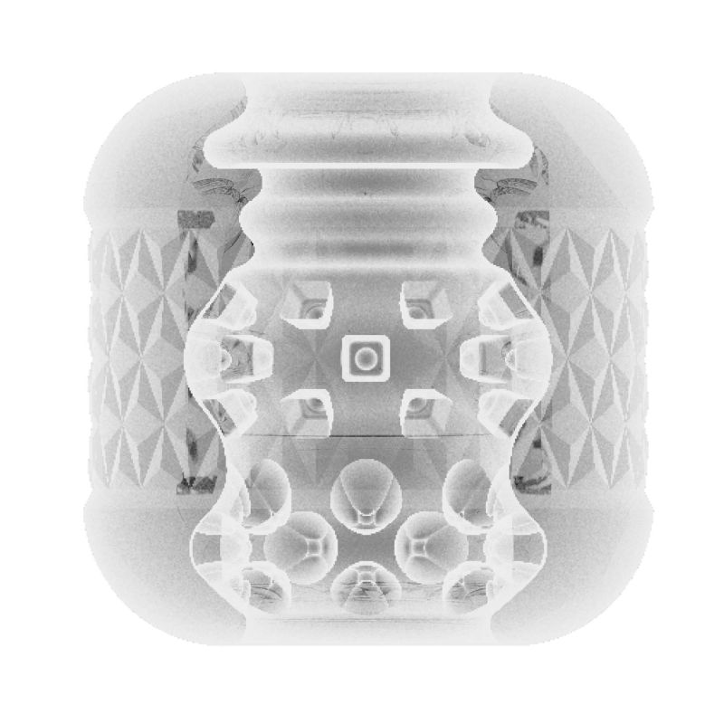 Мастурбатор мини сквозной PRETTY LOVE Cary рельефный, прозрачный вид 4