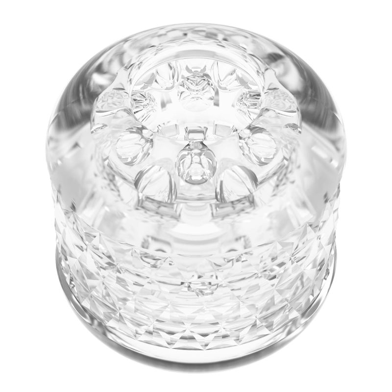 Мастурбатор міні наскрізний PRETTY LOVE Cary рельєфний, прозорий вид 6