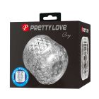 Мастурбатор міні наскрізний PRETTY LOVE Cary рельєфний, прозорий вид 9