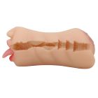 Мастурбатор двосторонній Crazy Bull Sarah рот і вагіна, 18 х 8.5 см вид 8