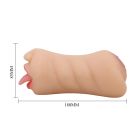 Мастурбатор двосторонній Crazy Bull Sarah рот і вагіна, 18 х 8.5 см вид 13