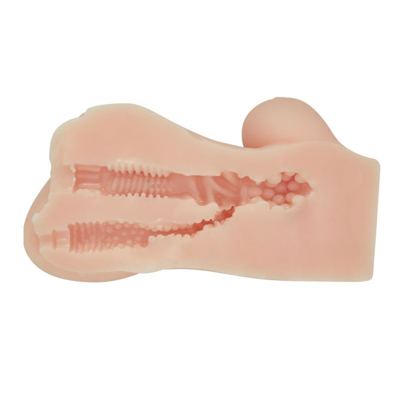 Мастурбатор реалістичний Crazy Bull Hannah два отвори, 16.5 см вид 8