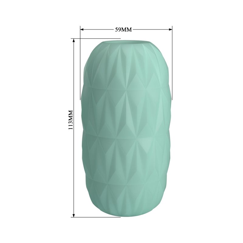 Мастурбатор яйце PRETTY LOVE Athena Alice блакитний, 11.3 x 5.9 см вид 6