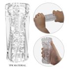 Вібромастурбатор прозорий PRETTY LOVE JAMARA в колбі, прозорий, 19 х 6.5 см вид 8