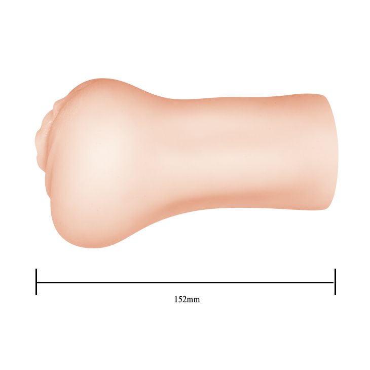 Мастурбатор вагина Crazy Bull Maggie телесный, 15.2 х 8.5 см вид 8