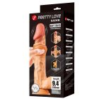 Реалістичний вібратор гнучкий з пультом керування Pretty Love Sadik на присосці, 24 х 5 см вид 13