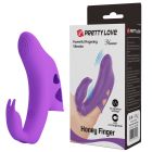 Вибратор-насадка на палец PRETTY LOVE Yenna фиолетовый, 9.5 х 2 см вид 2
