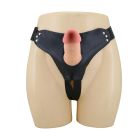 Страпон порожнистий Pretty Love Mavis з кліторальним відростком, 19 х 4.6 см вид 7