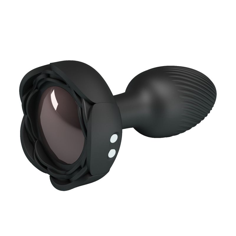 Анальний вібратор PRETTY LOVE Olman з мерехтливим підсвічуванням, 8.8 см вид 3