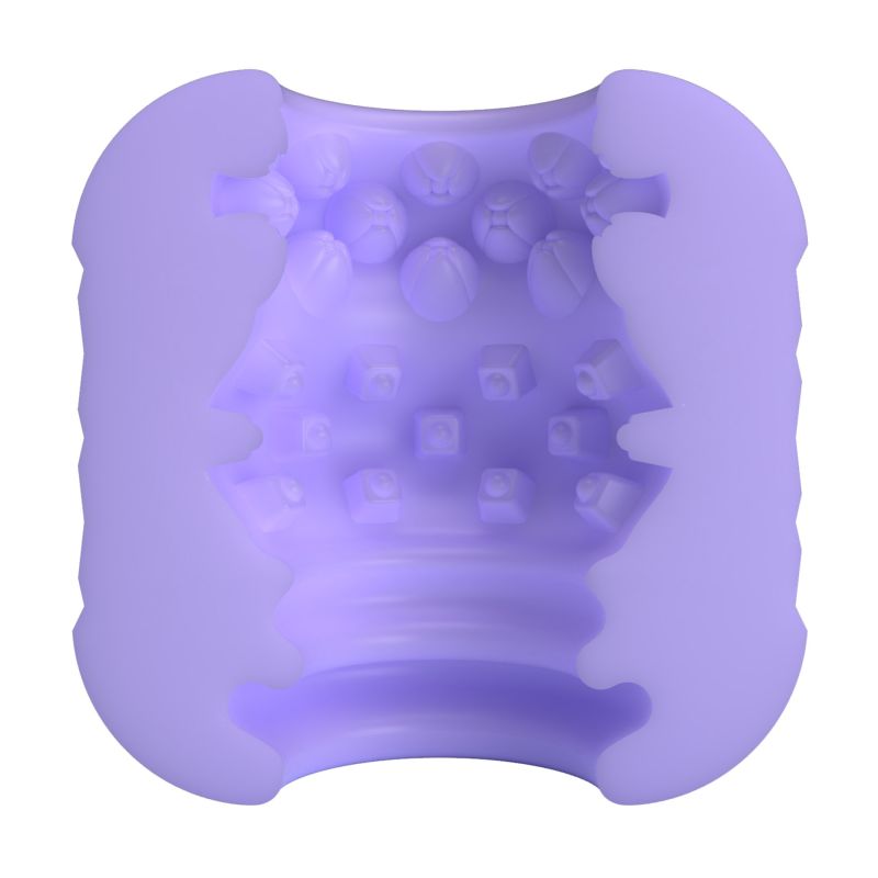 Міні-мастурбатор нереалістичний Pretty Love Cory, фіолетовий вид 4