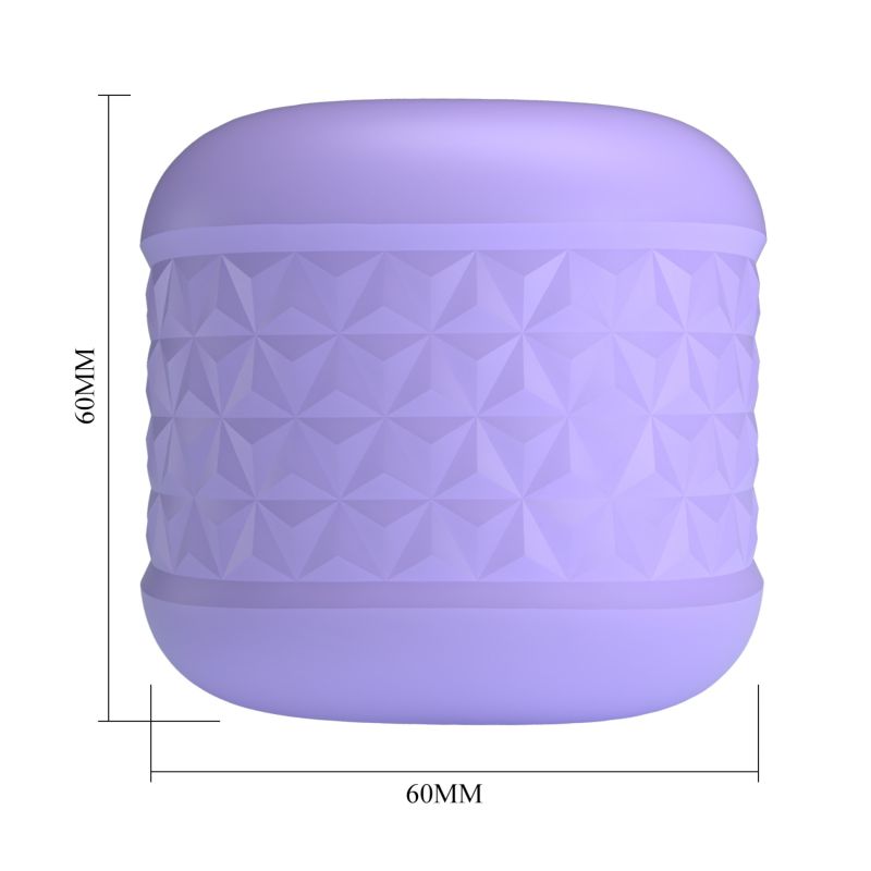 Міні-мастурбатор нереалістичний Pretty Love Cory, фіолетовий вид 7