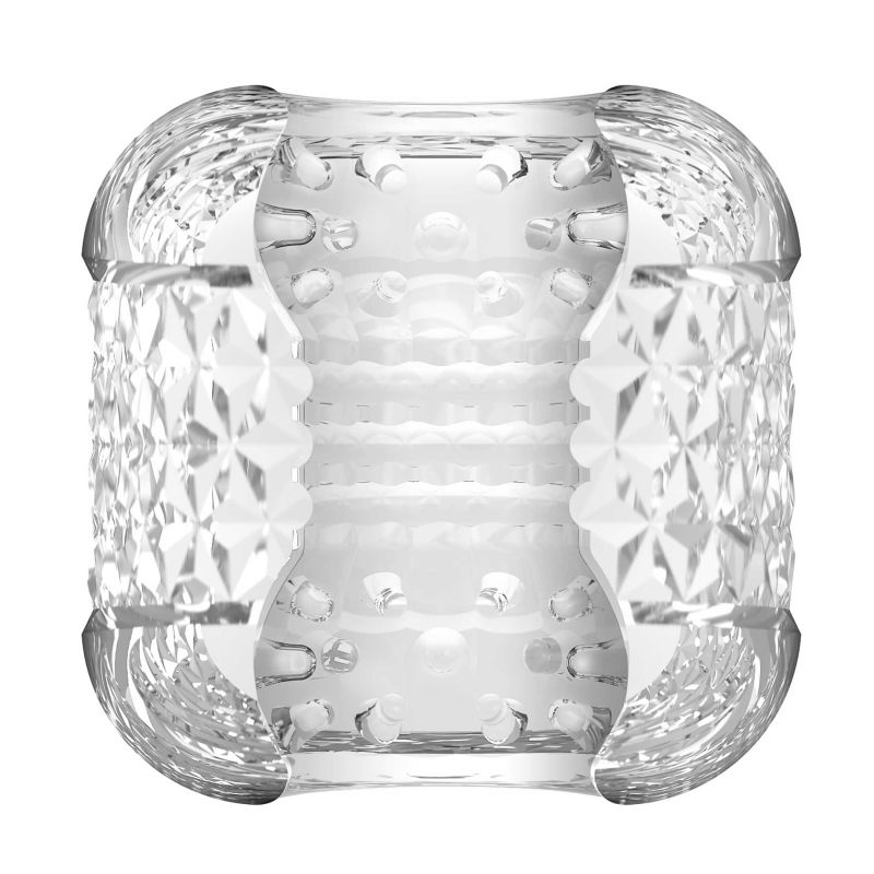 Міні-мастурбатор нереалістичний Pretty Love Cole двосторонній, прозорий вид 4