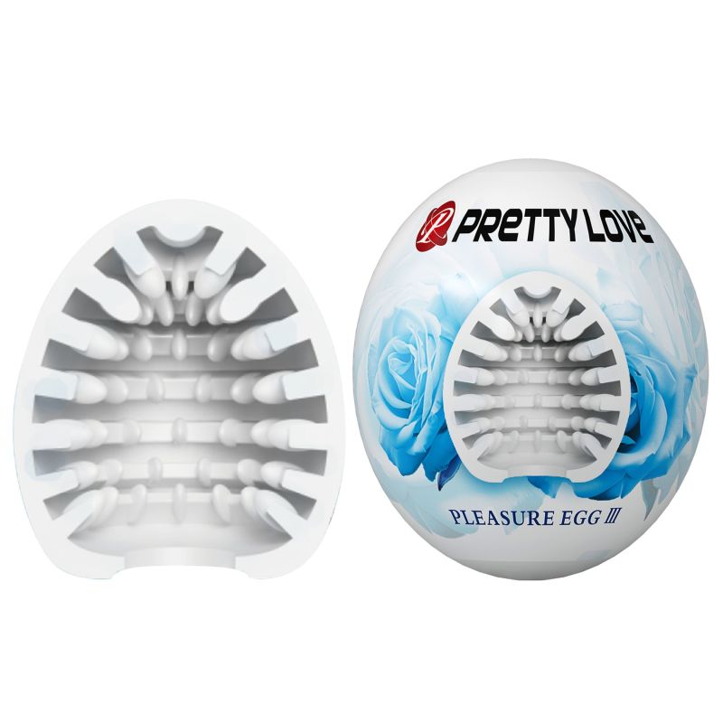 Мастурбатор яйцо Pretty Love Pleasure Egg белый вид 3